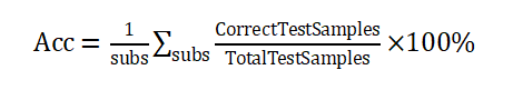 Evaluation Formula